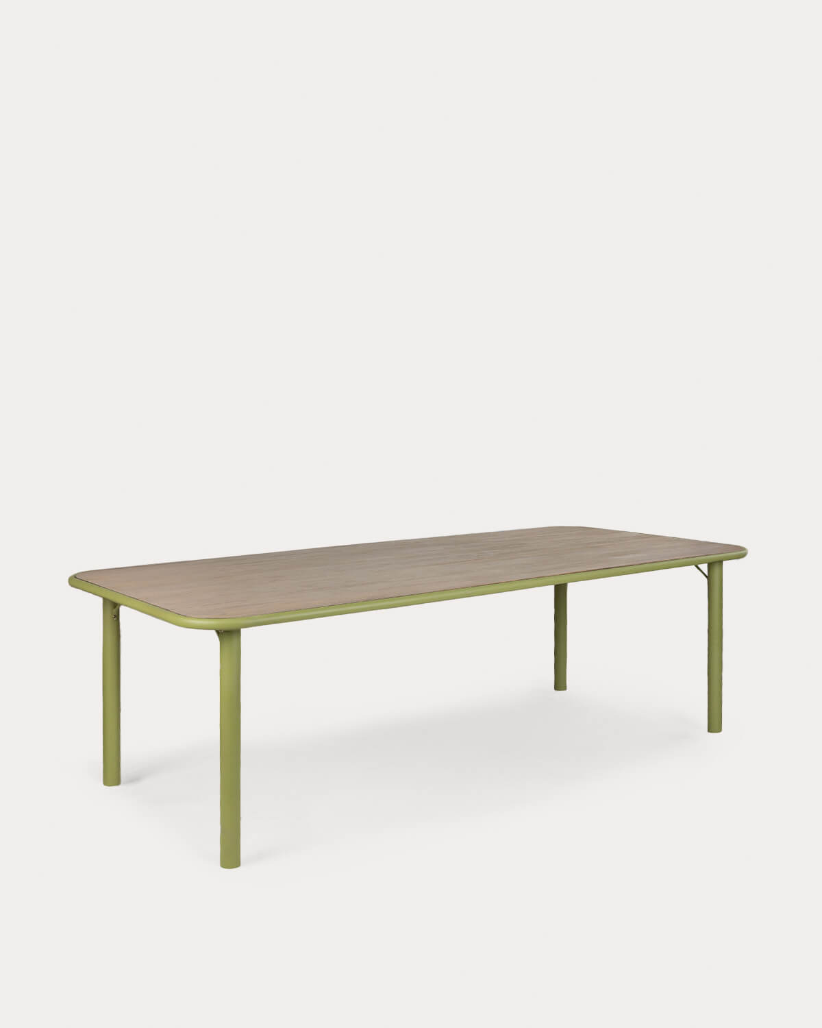 Table de Salle à Manger Rectangulaire en Bois d'Acacia et Nétal (240x110 cm) Caitlyn