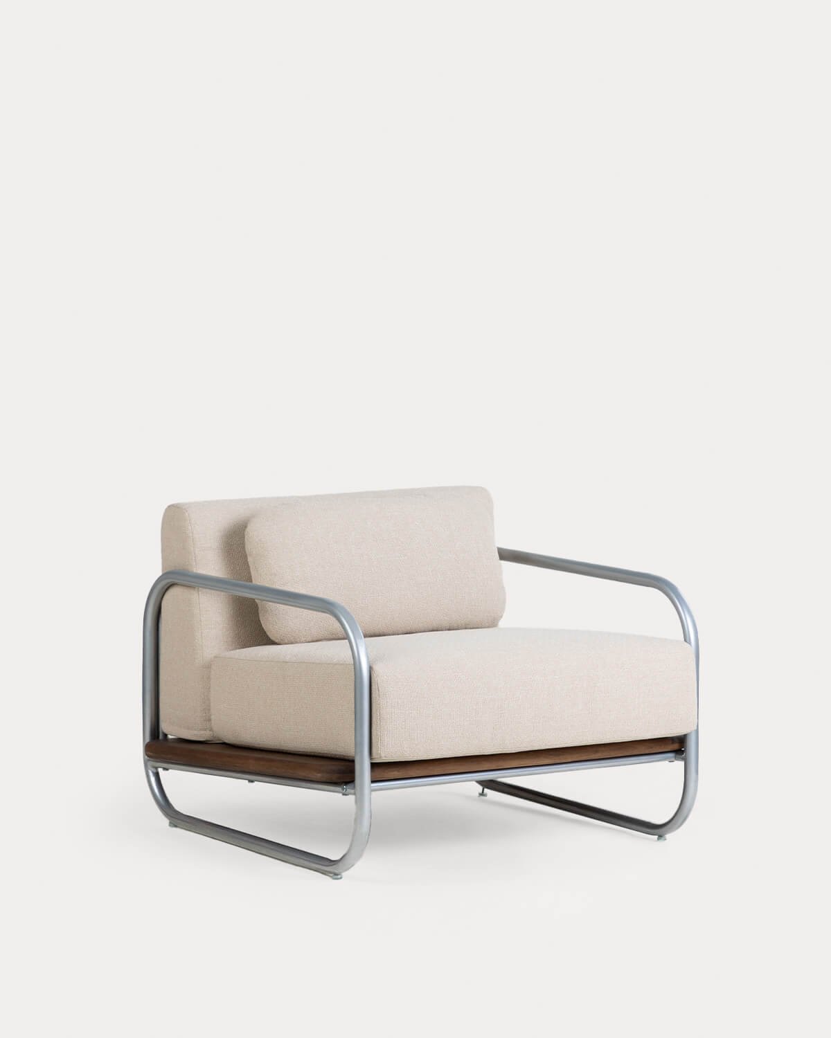 Pack 2 Fauteuils de Jardin en Métal et Tissu Ahrus, image de la gelerie 1