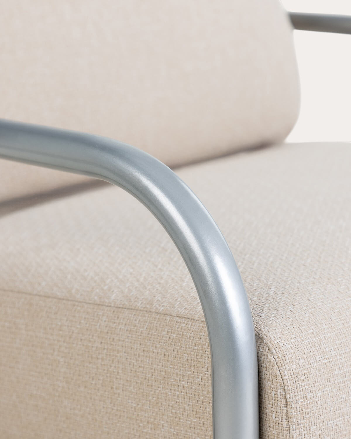 Pack 2 Fauteuils de Jardin en Métal et Tissu Ahrus, image de la gelerie 5