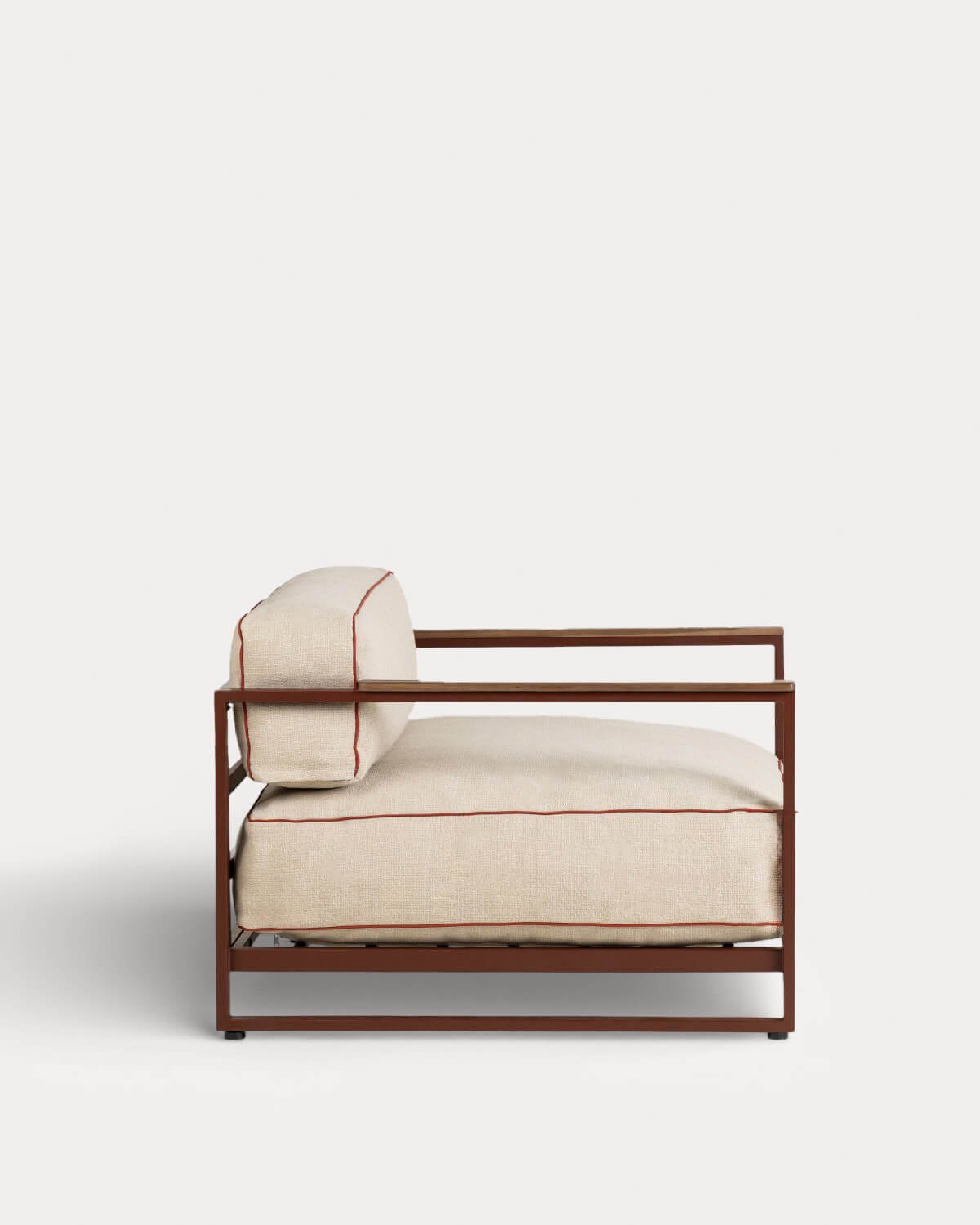 Pack 2 Fauteuils de Jardin en Métal et Tissu Kristen, image de la gelerie 2