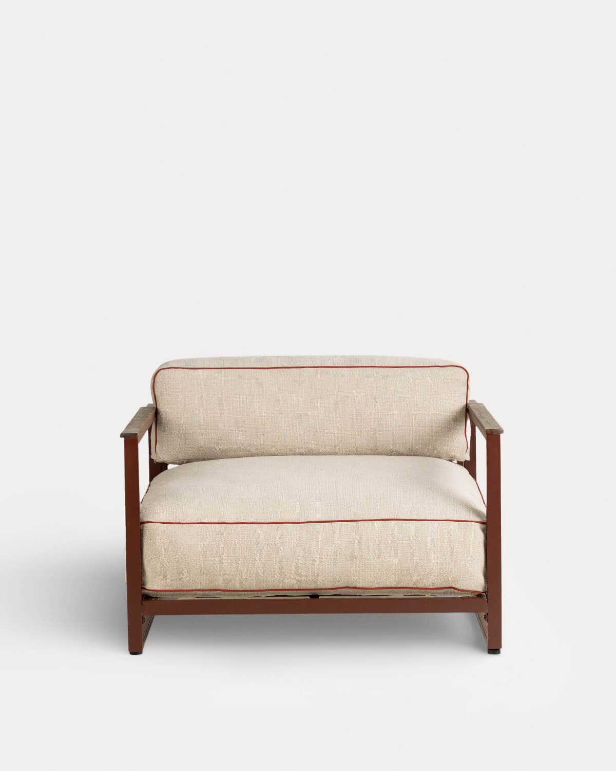 Pack 2 Fauteuils de Jardin en Métal et Tissu Kristen, image de la gelerie 4