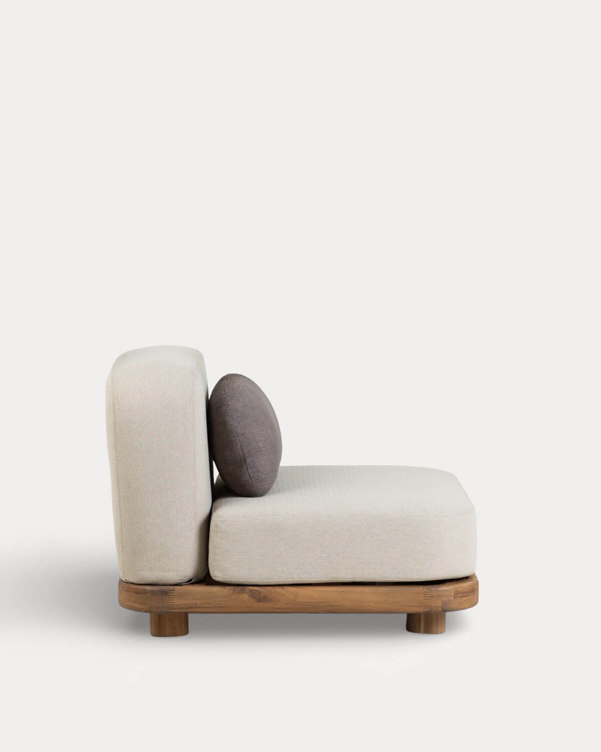 Module de Jardin en Bois d'Acacia et Tissu pour Canapé Modulaire Redik, image de la gelerie 2