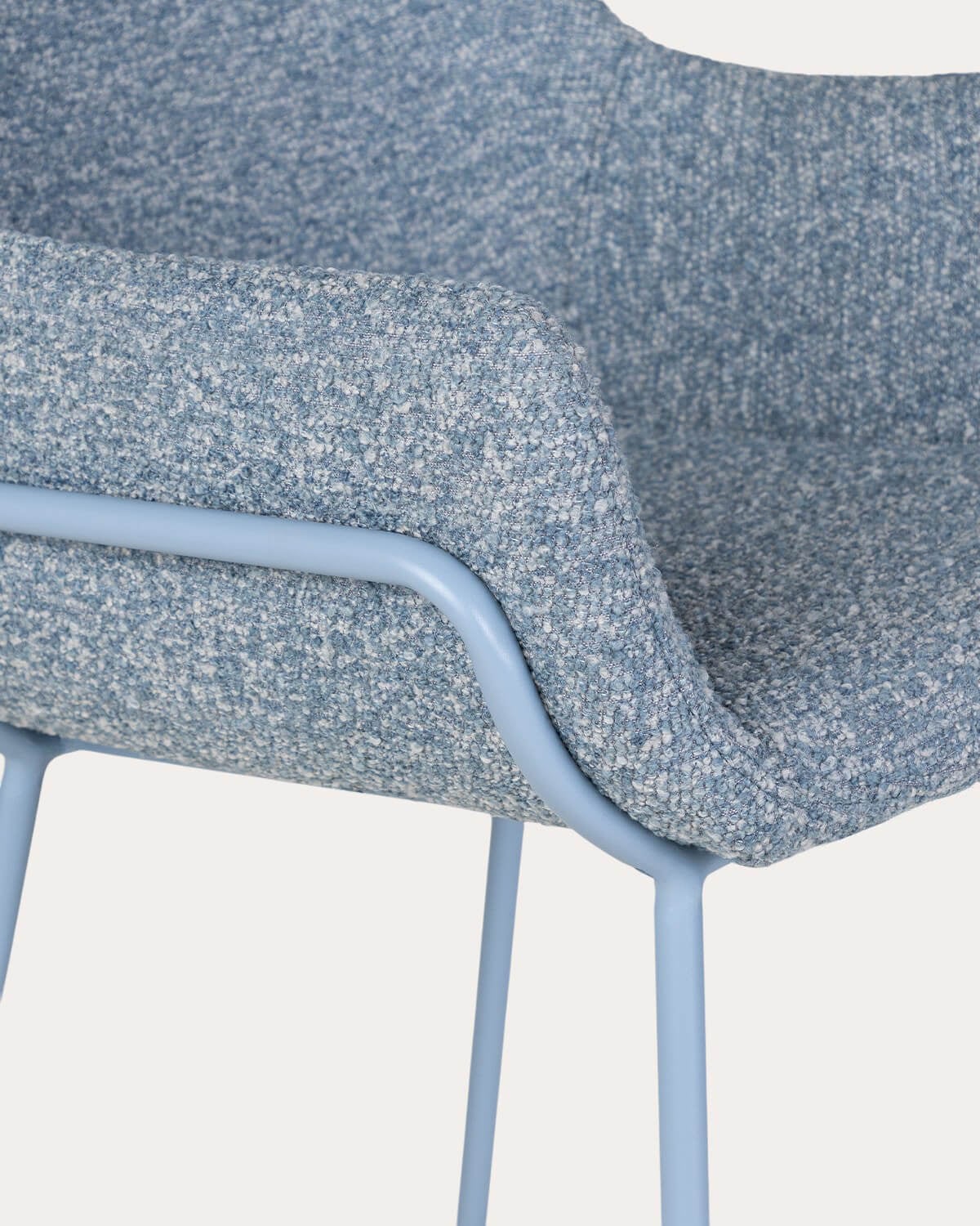 Tabouret Haut en Tissu et Métal (66 cm) Oisin, image de la gelerie 4