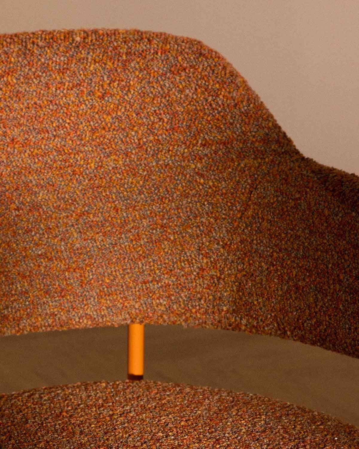 Chaise de Salle à Manger avec Accoudoirs en Tissu et Métal Stana, image de la gelerie 5