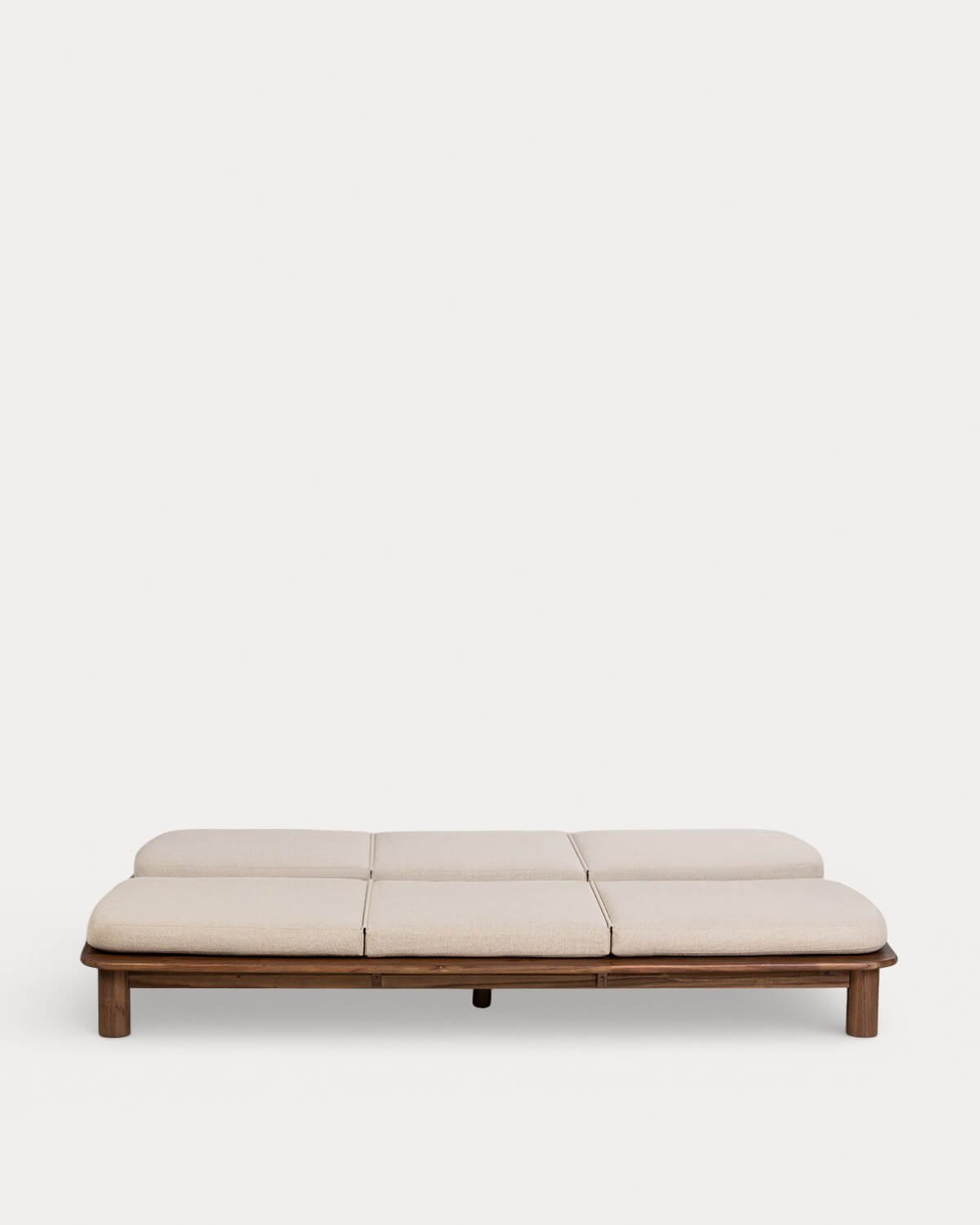 Bain de Soleil Double Inclinable en Bois d'Acacia et Tissu Dawson, image de la gelerie 4