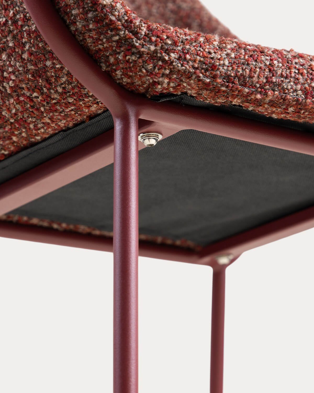 Tabouret Haut en Tissu et Métal (66 cm) Oisin, image de la gelerie 7