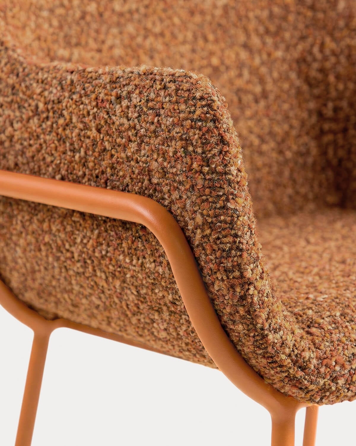 Tabouret Haut en Tissu et Métal (66 cm) Oisin, image de la gelerie 5