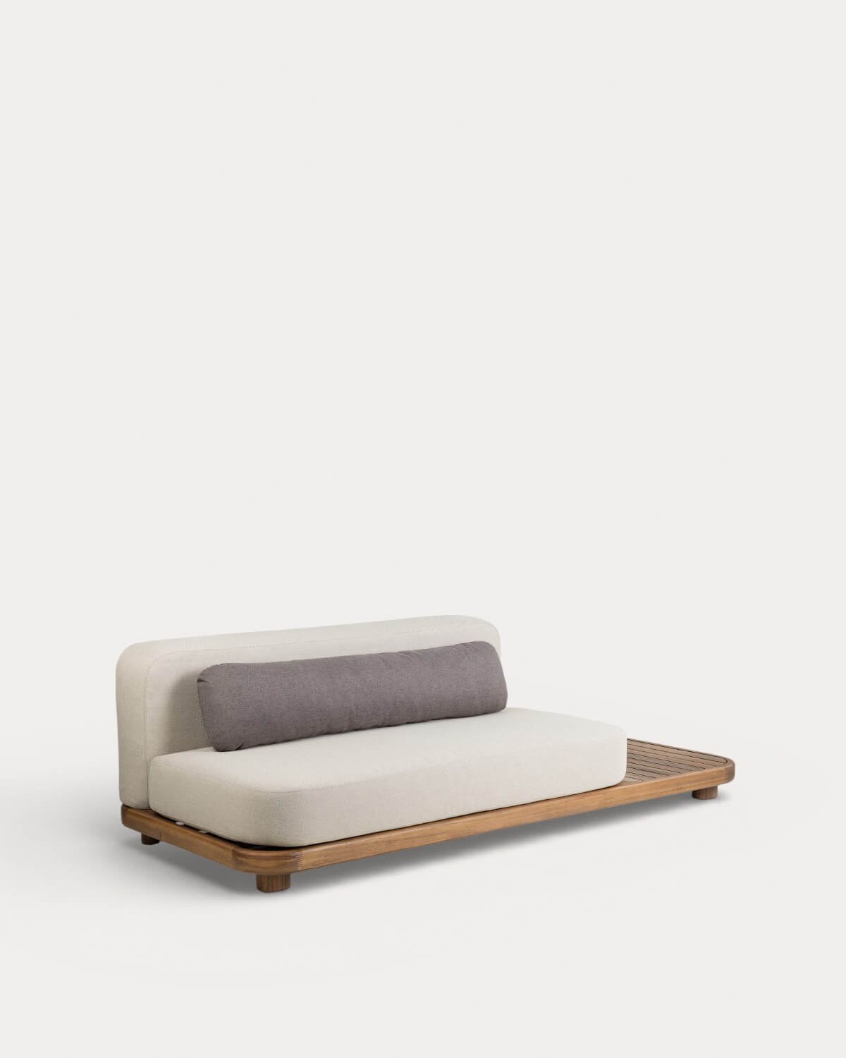 Module de Canapé Modulable pour Canapé de Jardin 2 Places avec Table d'Appoint en Bois d'Acacia et Tissu Redik, image de la gelerie 1