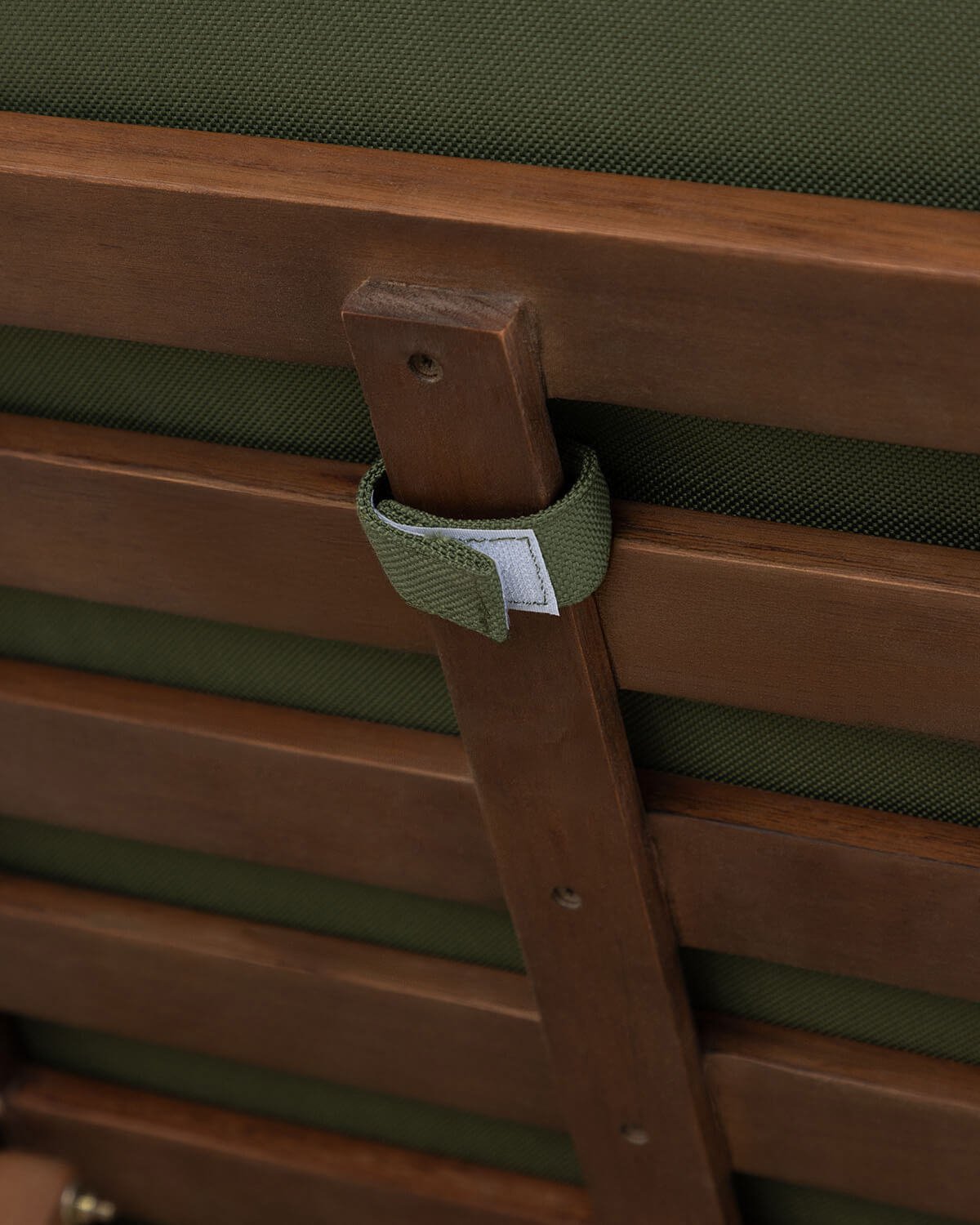 Pack 2 Chaises Longues Inclinables en Bois d'Eucalyptus et Tissu Edvard, image de la gelerie 4