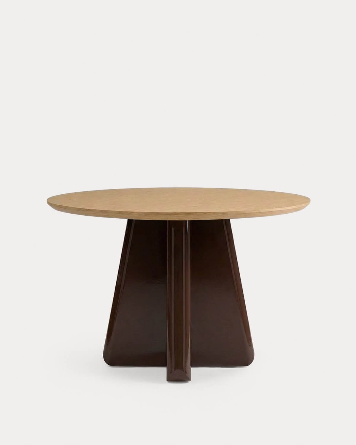 Table à Manger Ronde en Bois (Ø120 cm) Roxenna, image de la gelerie 1