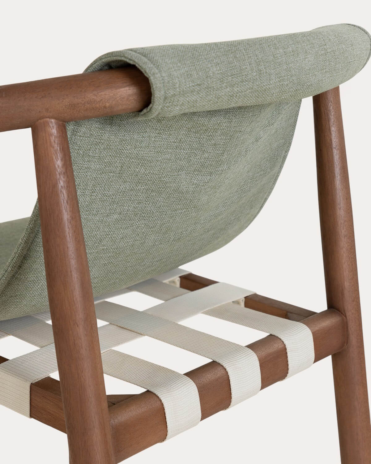 Chaise d'Extérieur en Bois d'Eucalyptus et Tissu Clhoti, image de la gelerie 4