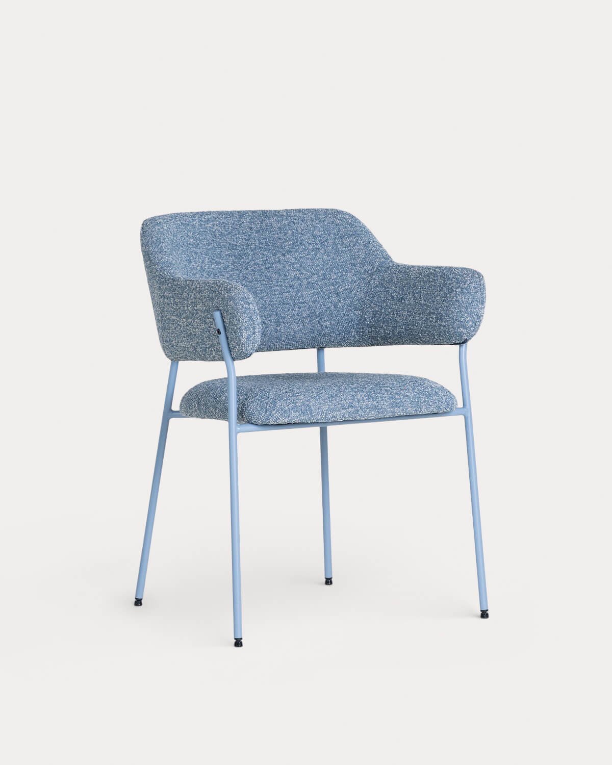 Chaise de Salle à Manger avec Accoudoirs en Tissu et Métal Stana, image de la gelerie 1