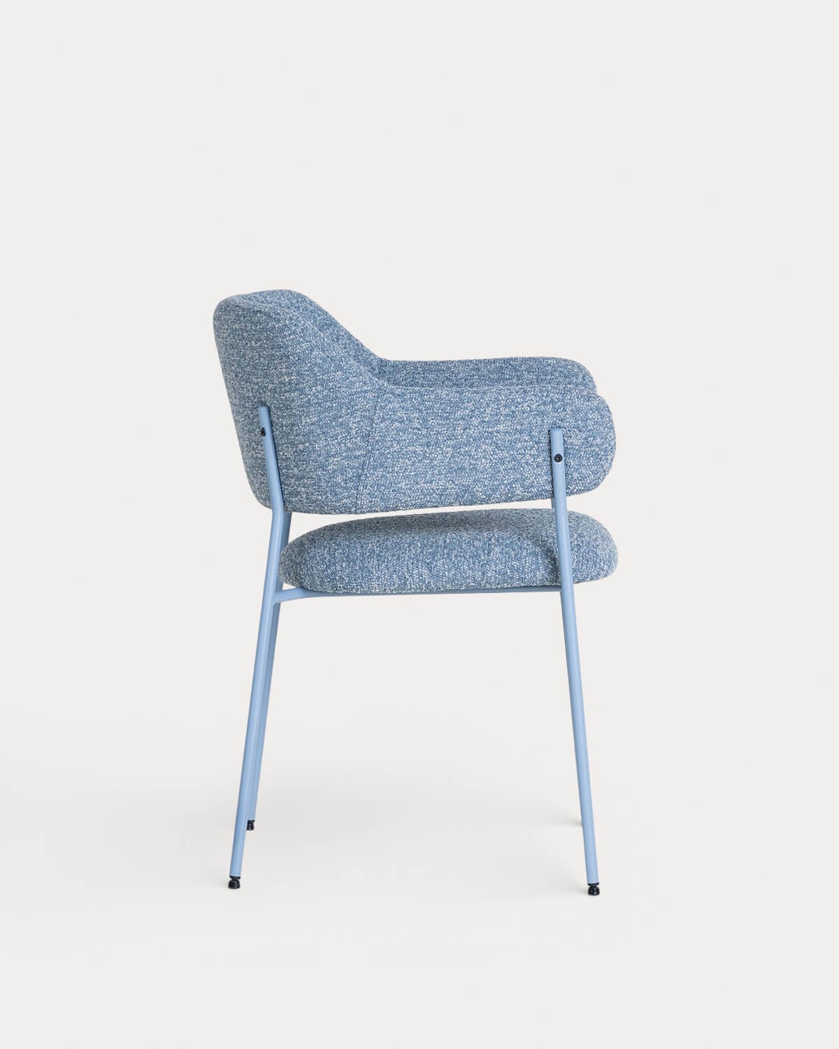 Pack 2 Chaises de Salle à Manger avec Accoudoirs en Tissu et Métal Stana, image de la gelerie 4