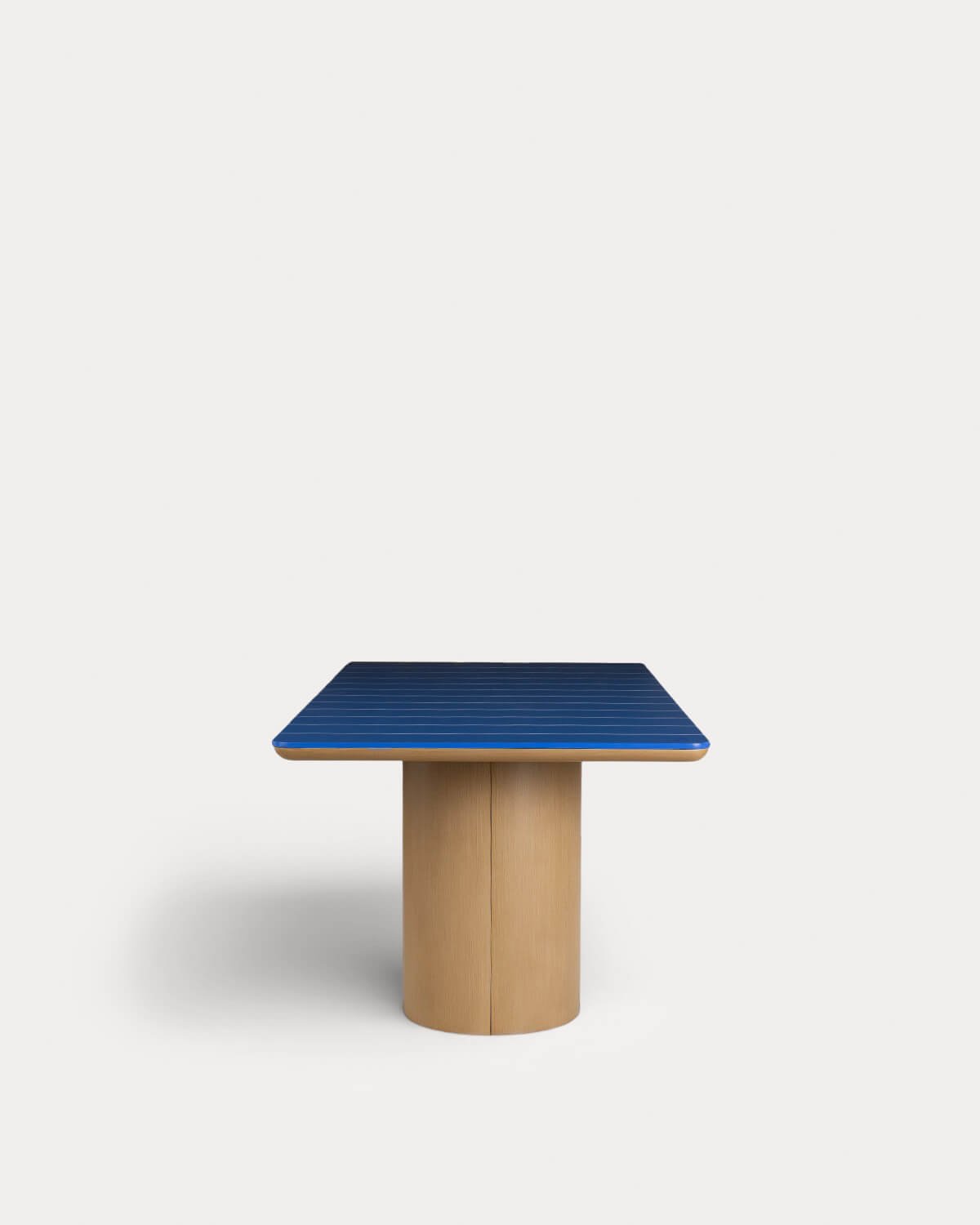 Table de Salle à Manger Rectangulaire en Ciment et Bois d'Acacia (200x105 cm) Pepe, image de la gelerie 5