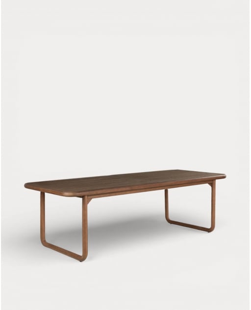 Table de Salle à Manger Rectangulaire en Bois d'Eucalyptus (240x100 cm) Edvard
