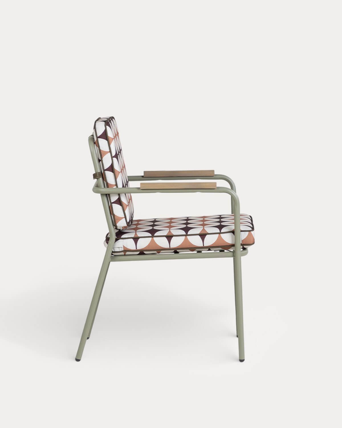 Pack 4 Chaises d'Extérieur en Métal et Tissu Edimbra, image de la gelerie 2