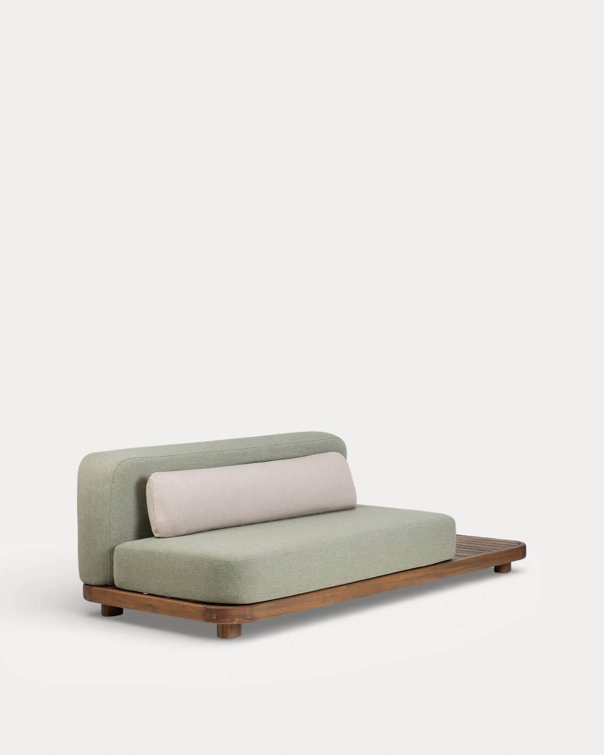 Ensemble de Jardin avec Module Canapé, Canapé Central, Canapé d'Angle, Pouf et Table Basse en Bois d'Acacia et Tissu Redik, image de la gelerie 7