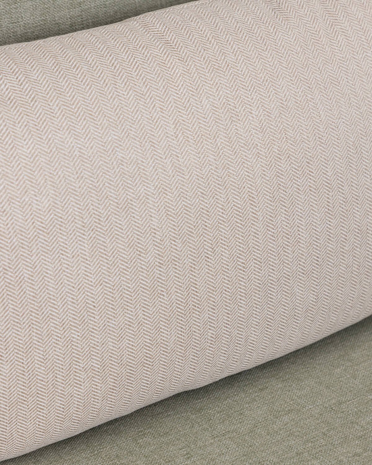 Ensemble de Canapé de Jardin Modulaire 2 Pièces Module Canapé et Module Central en Bois d'Acacia et Module Pouf en Tissu Redik, image de la gelerie 7