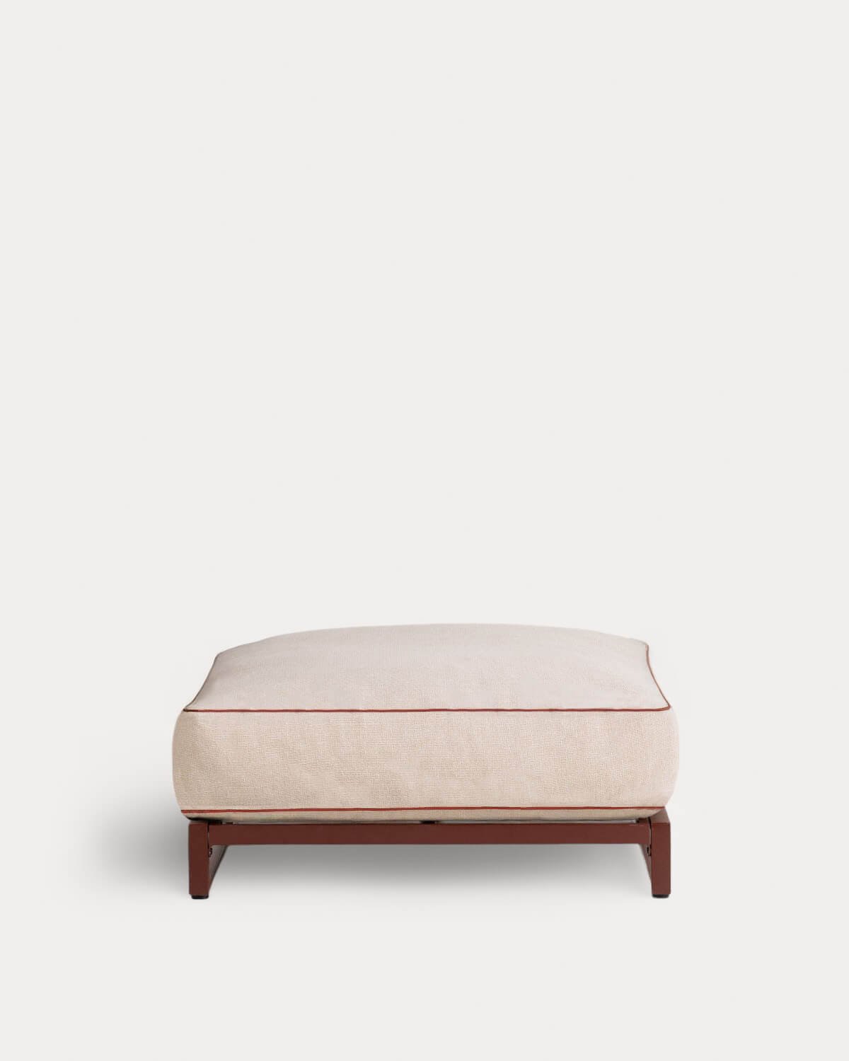 Pouf de Jardin Modulaire en Métal et Tissu pour Canapé Modulaire Kristen, image de la gelerie 2