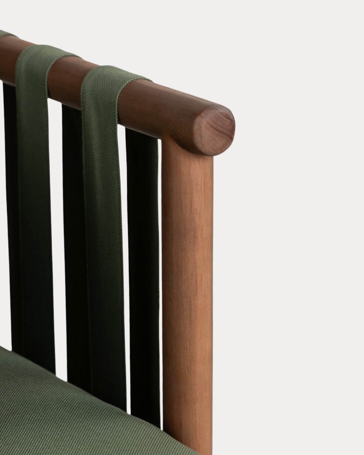 Chaise Longue Double en Bois d'Eucalyptus et Tissu Edvard, image de la gelerie 10