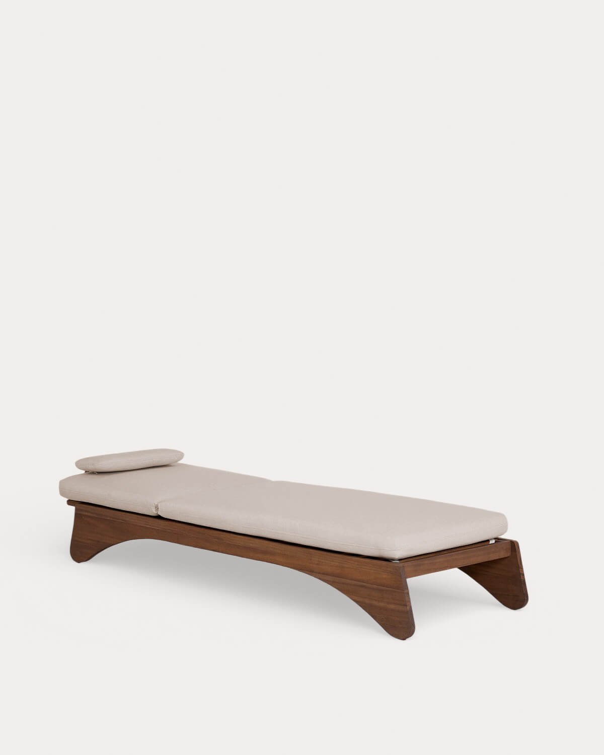 Pack de 2 Chaises Longues Inclinables en Bois d'Acacia et Tissu Lorent, image de la gelerie 2