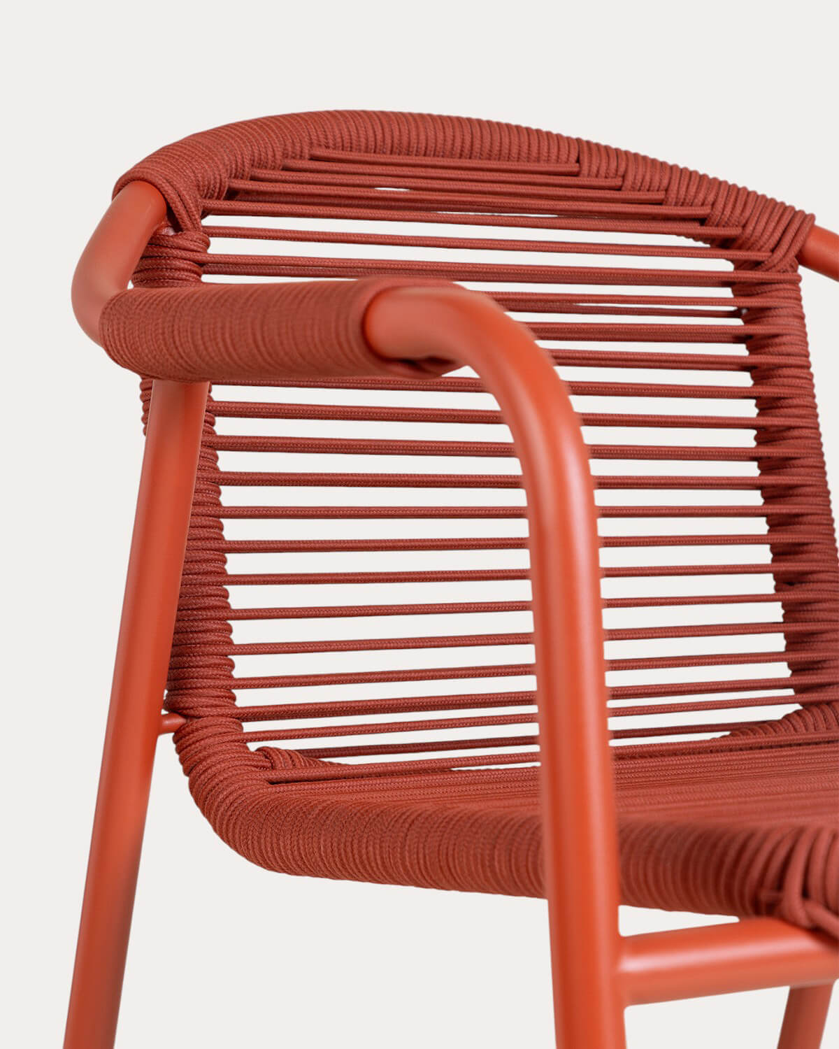 Chaise de Salle à Manger en Métal et Corde Murna, image de la gelerie 4