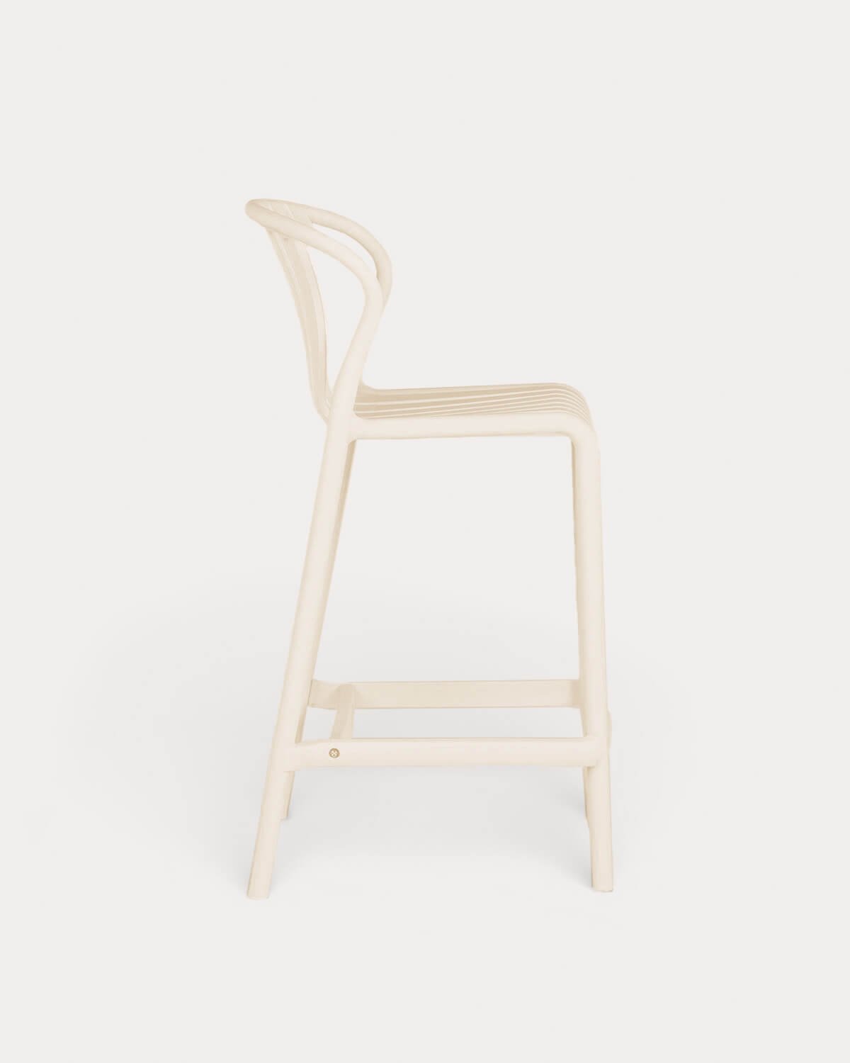 Tabouret Haut d'Extérieur en Polypropylène (65 cm) Baztan, image de la gelerie 2