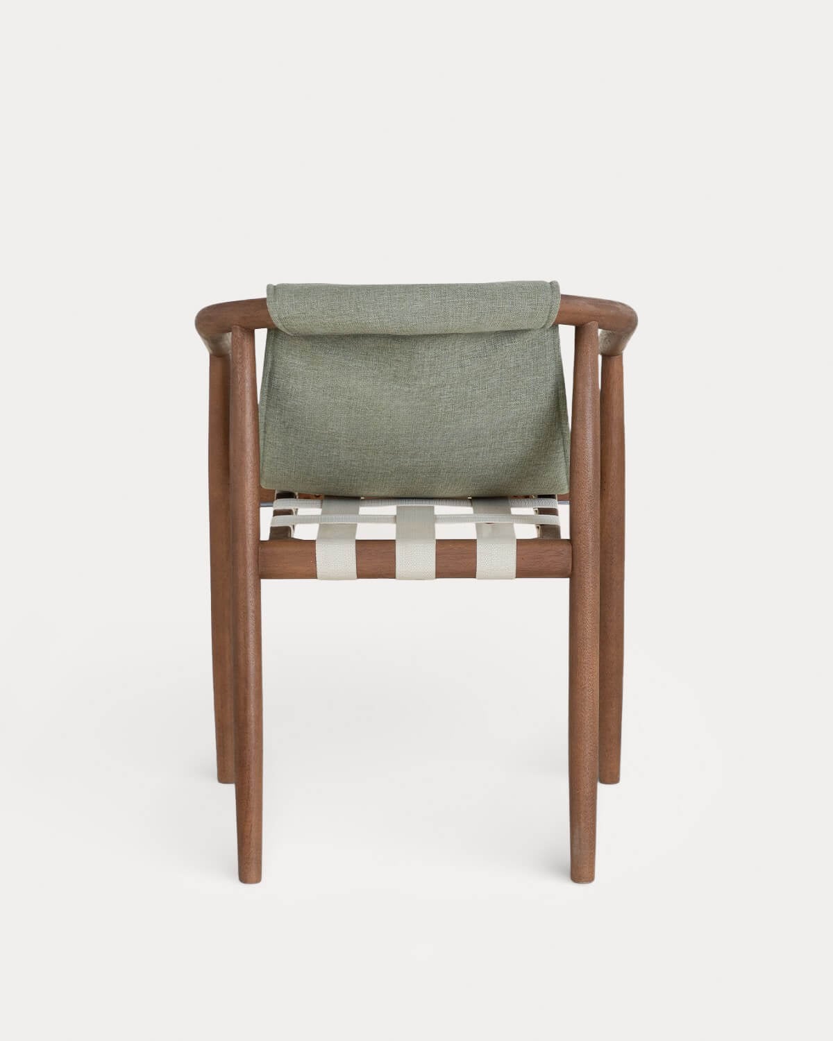 Pack 4 Chaises d'Extérieur en Bois d'Eucalyptus et Tissu Clhoti, image de la gelerie 4