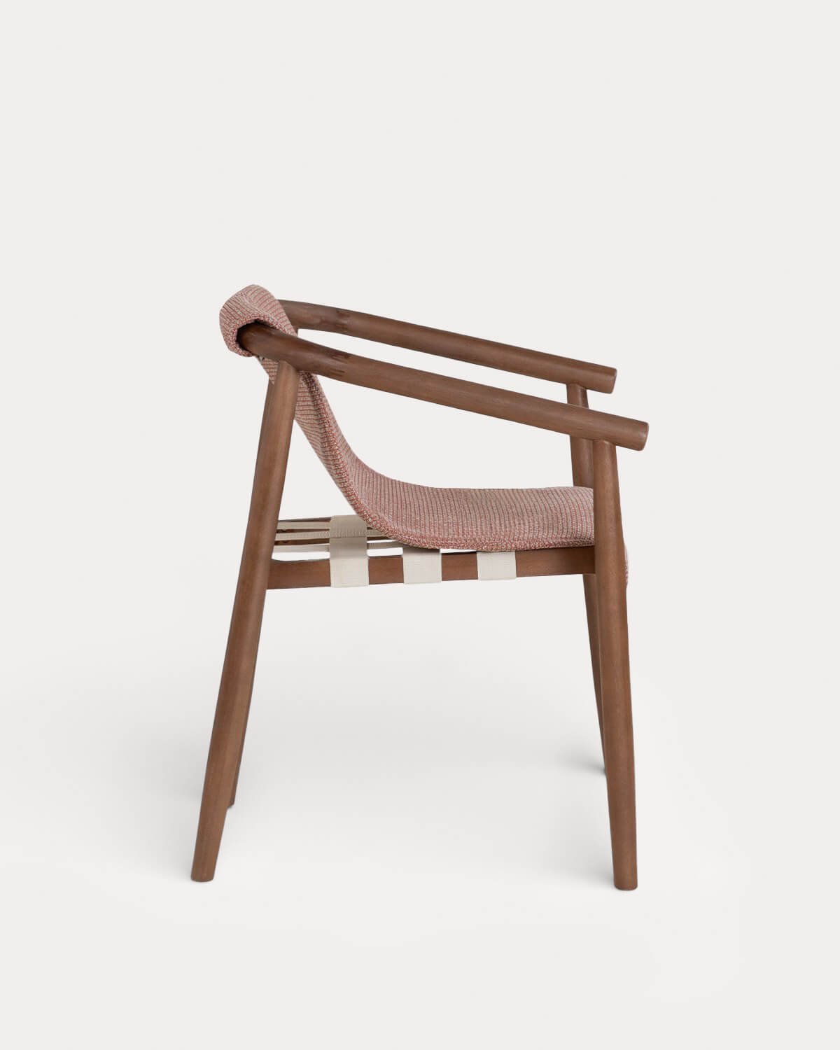 Chaise de Salle à Manger en Bois d'Eucalyptus et Tissu par Clhoti, image de la gelerie 2