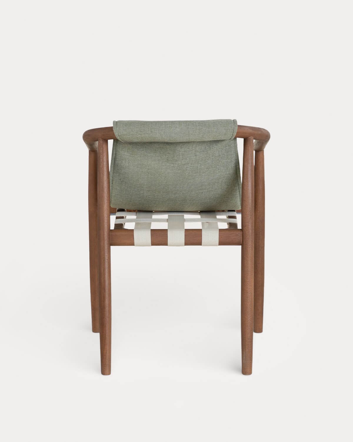 Chaise de Salle à Manger en Bois d'Eucalyptus et Tissu par Clhoti, image de la gelerie 3