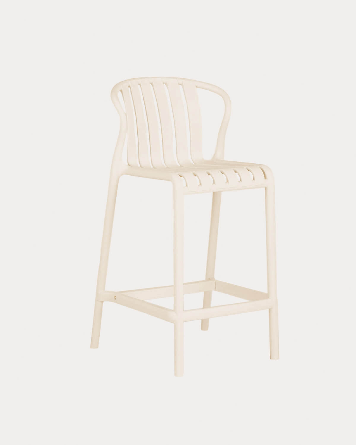 Pack 4 Tabourets Hauts d'Extérieur en Polypropylène (65 cm) Baztan, image de la gelerie 1