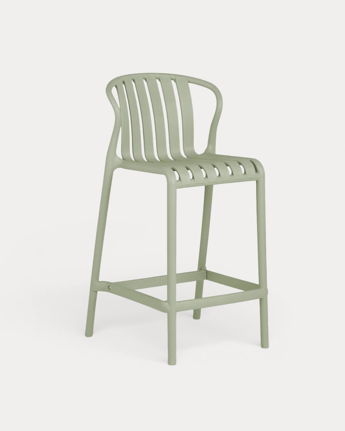 Pack 4 Tabourets Hauts d'Extérieur en Polypropylène (65 cm) Baztan, image de la gelerie 1
