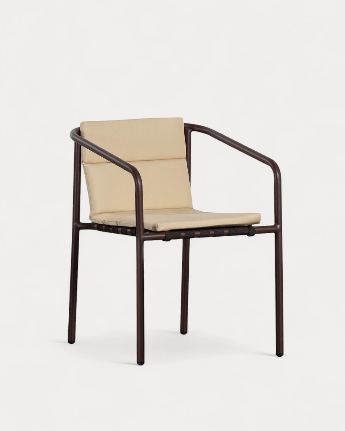 Pack 4 Chaises d'Extérieur en Aluminium et Tissu Vinke, image de la gelerie 1