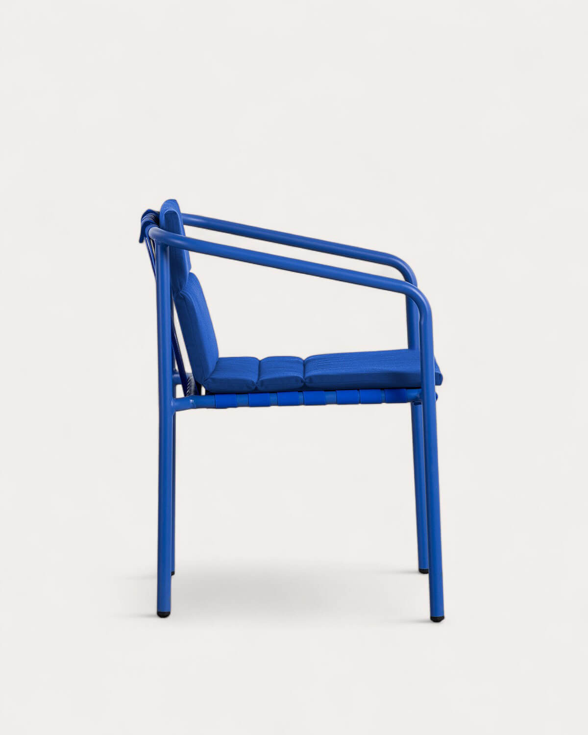 Pack 4 Chaises d'Extérieur en Aluminium et Tissu Vinke, image de la gelerie 2