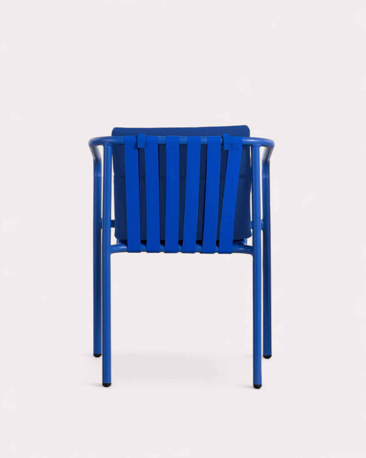 Pack 4 Chaises d'Extérieur en Aluminium et Tissu Vinke, image de la gelerie 3