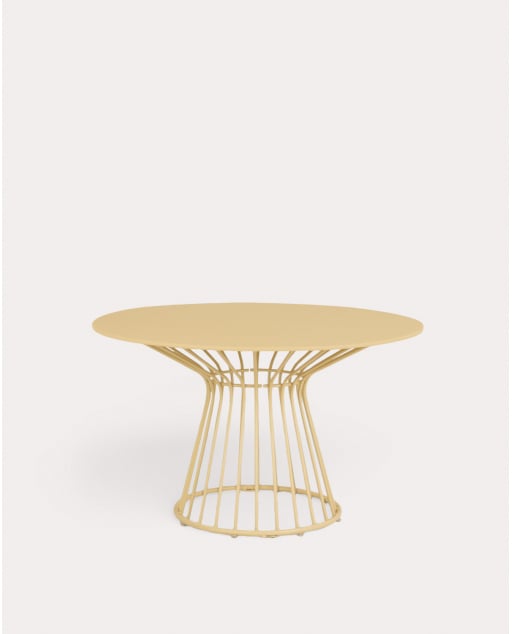 Table d'Extérieur Ronde en Métal (Ø120 cm) Nouli