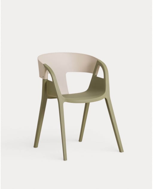 Chaise d'Extérieur en Polypropylène Barrax - Vert Nori