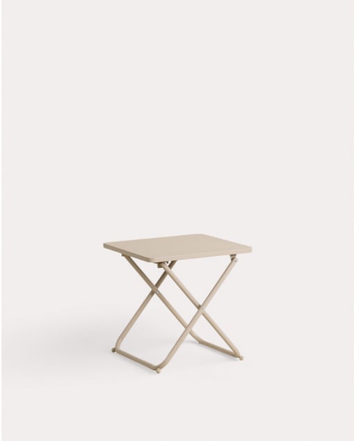 Table d'Appoint Pliante en Métal (50x50 cm) Bowye
