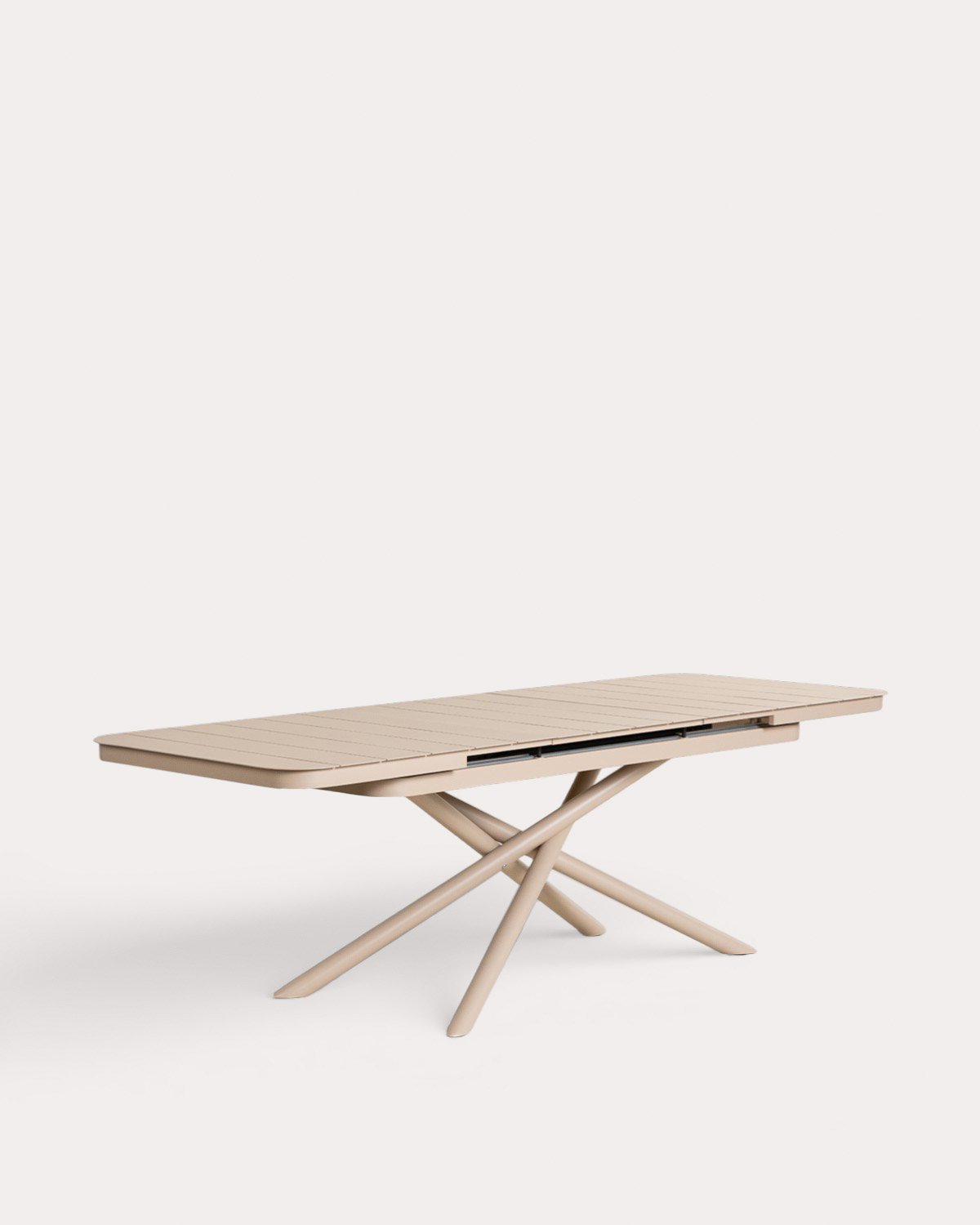 Table d'Extérieur Rectangulaire Extensible en Aluminium (180-240x90 cm) Kelsey, image de la gelerie 2