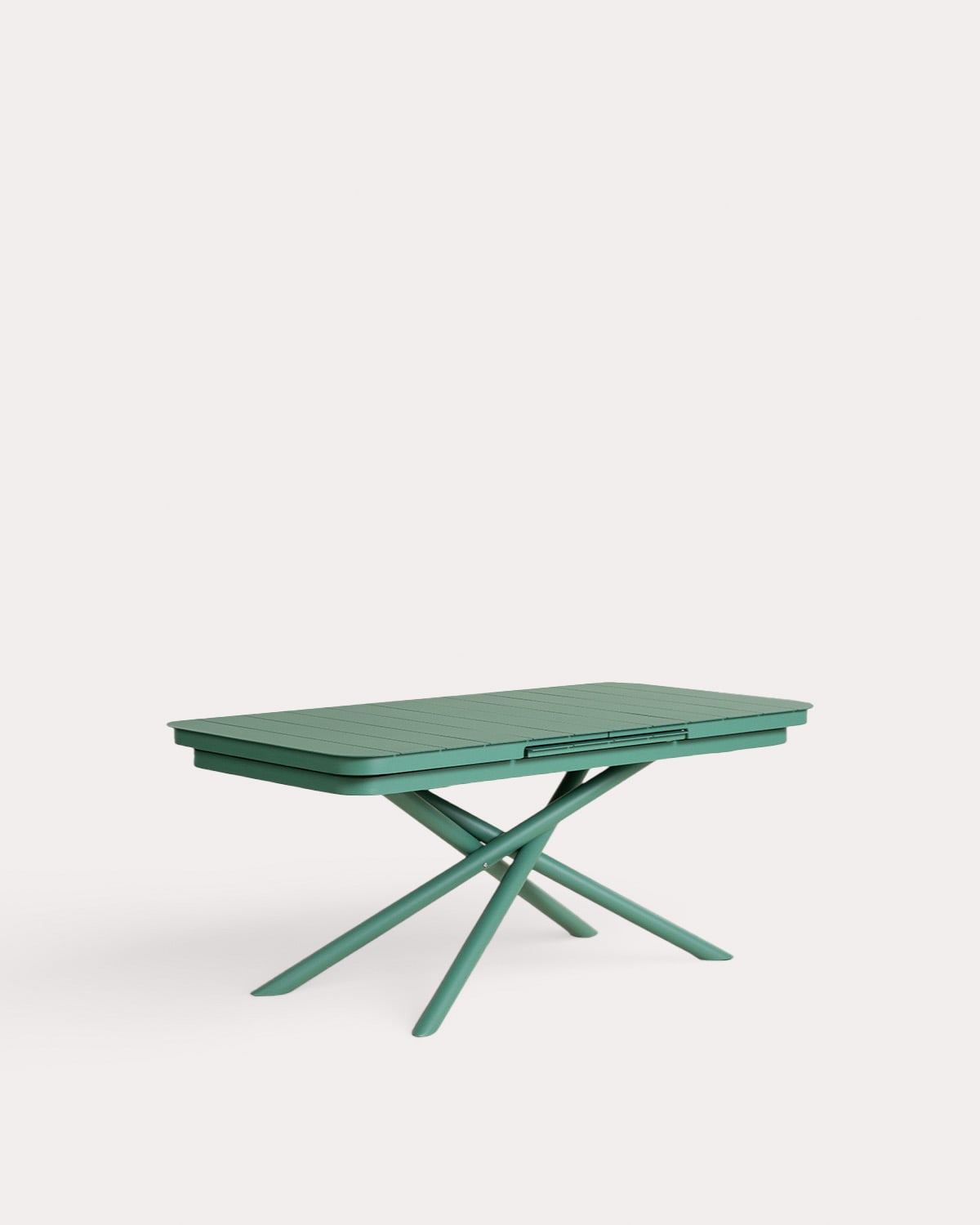 Table d'Extérieur Rectangulaire Extensible en Aluminium (180-240x90 cm) Kelsey, image de la gelerie 1