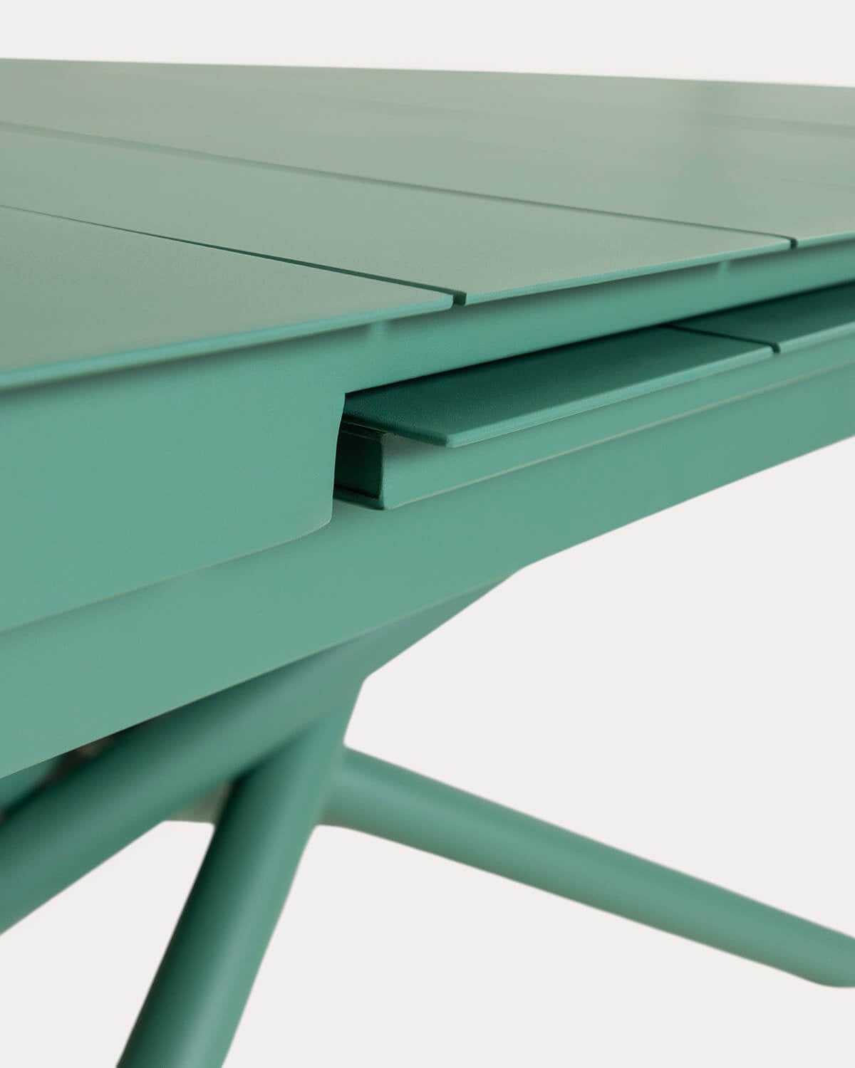 Table d'Extérieur Rectangulaire Extensible en Aluminium (180-240x90 cm) Kelsey, image de la gelerie 6