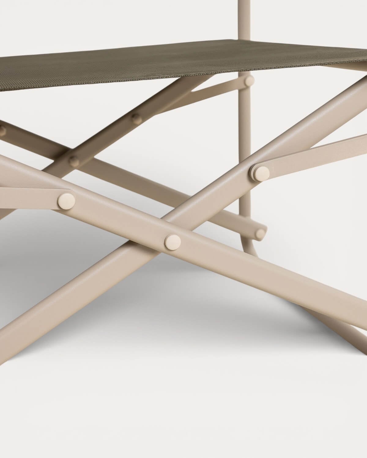 Ensemble de Jardin Pliant avec 2 Fauteuils et 1 Table d'Appoint en Métal et Tissu Bowye, image de la gelerie 11