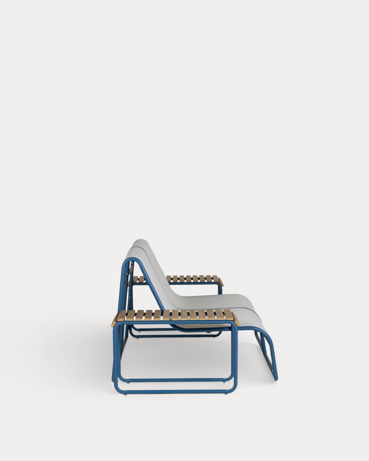 Ensemble Canapé de Jardin 2 Places avec 2 Tables d'Appoint en Aluminium Dreisi, image de la gelerie 2