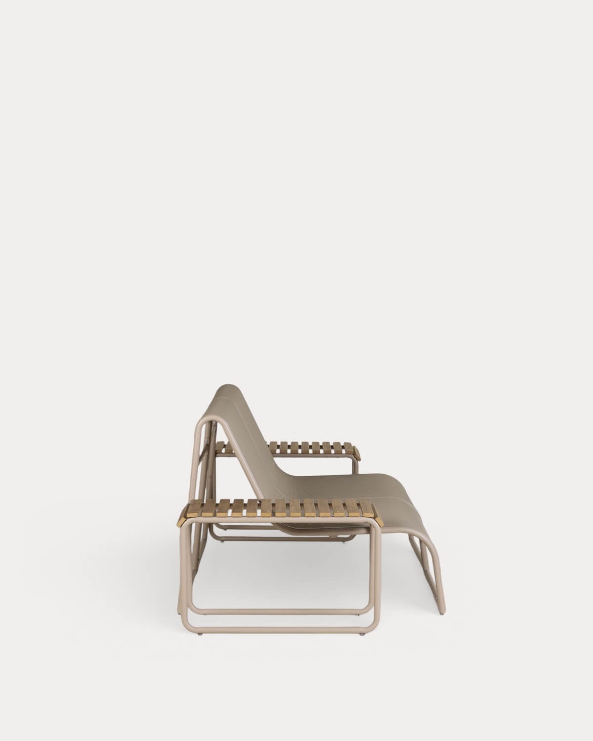 Ensemble Canapé de Jardin 2 Places avec 2 Tables d'Appoint en Aluminium Dreisi, image de la gelerie 2