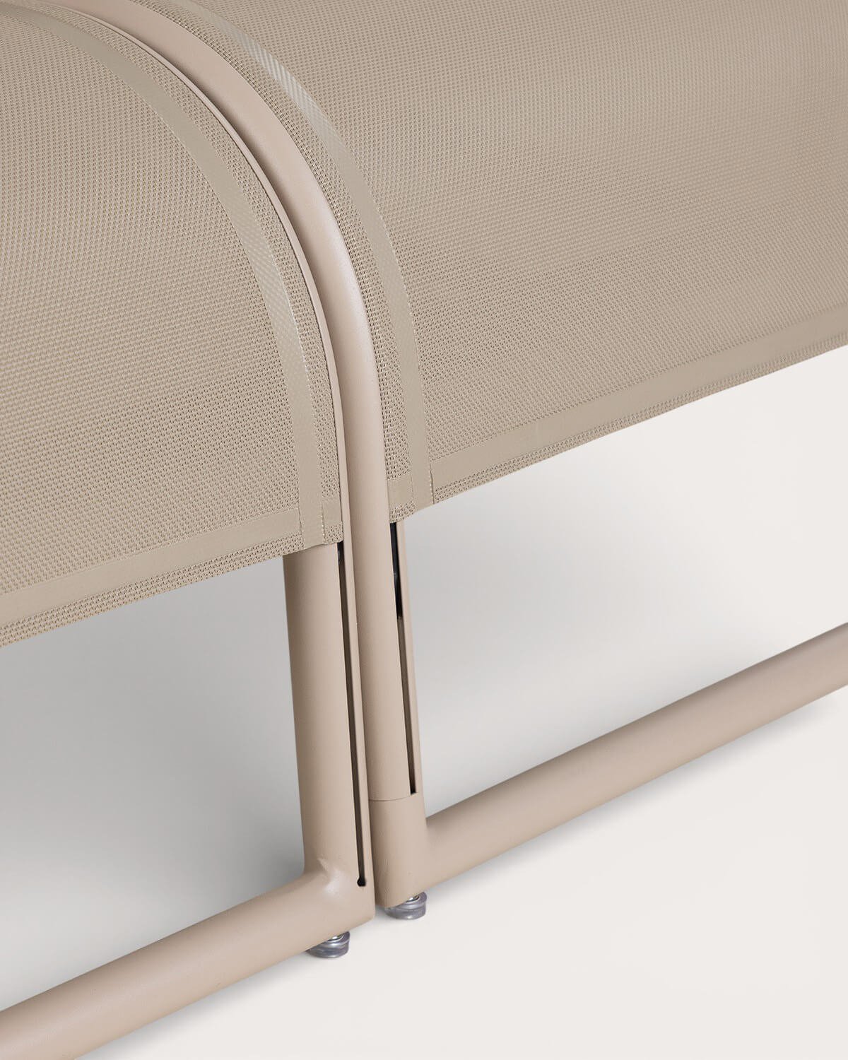 Ensemble Canapé de Jardin 2 Places avec 2 Tables d'Appoint en Aluminium Dreisi, image de la gelerie 7