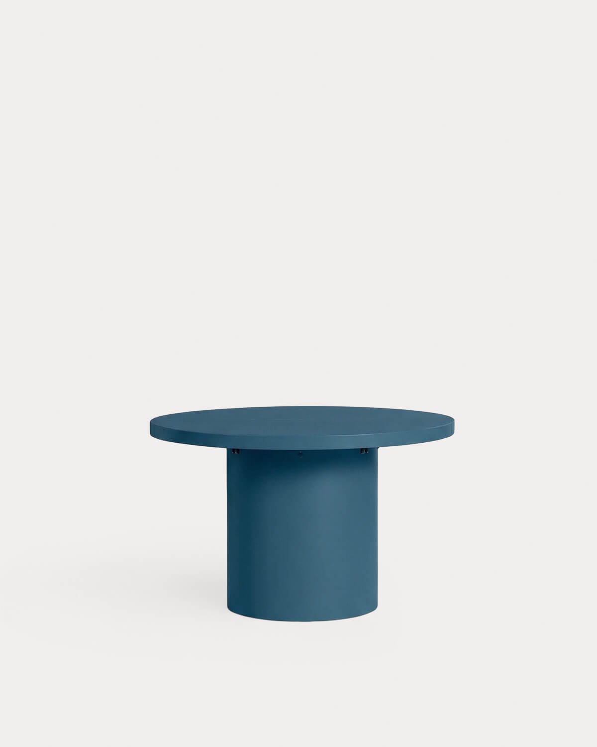 Table de Salle à Manger Ronde Extensible en Métal (Ø120-240x120 cm) Beca, image de la gelerie 1