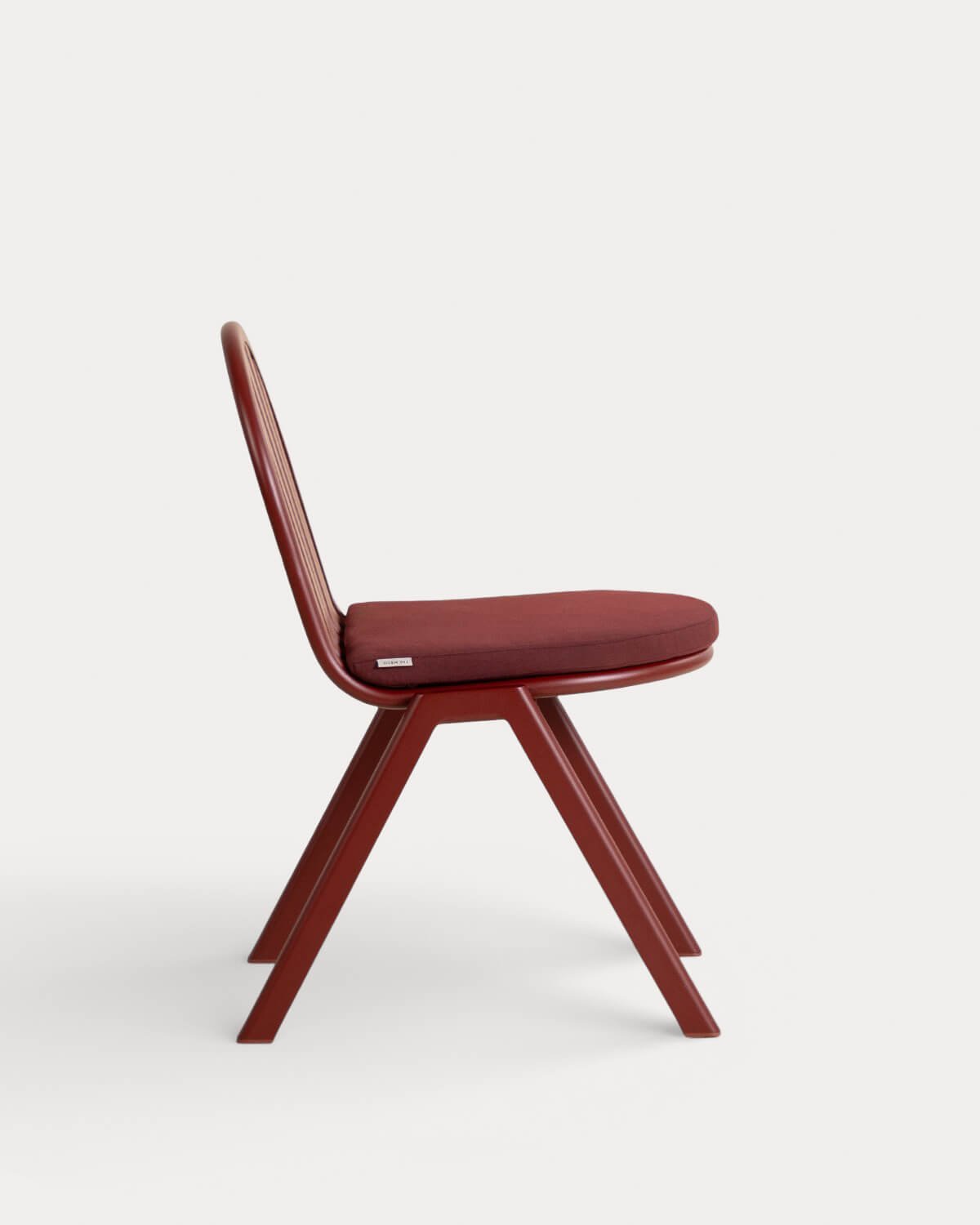 Chaise de Salle à Manger en Aluminium et Tissu Llibet, image de la gelerie 2