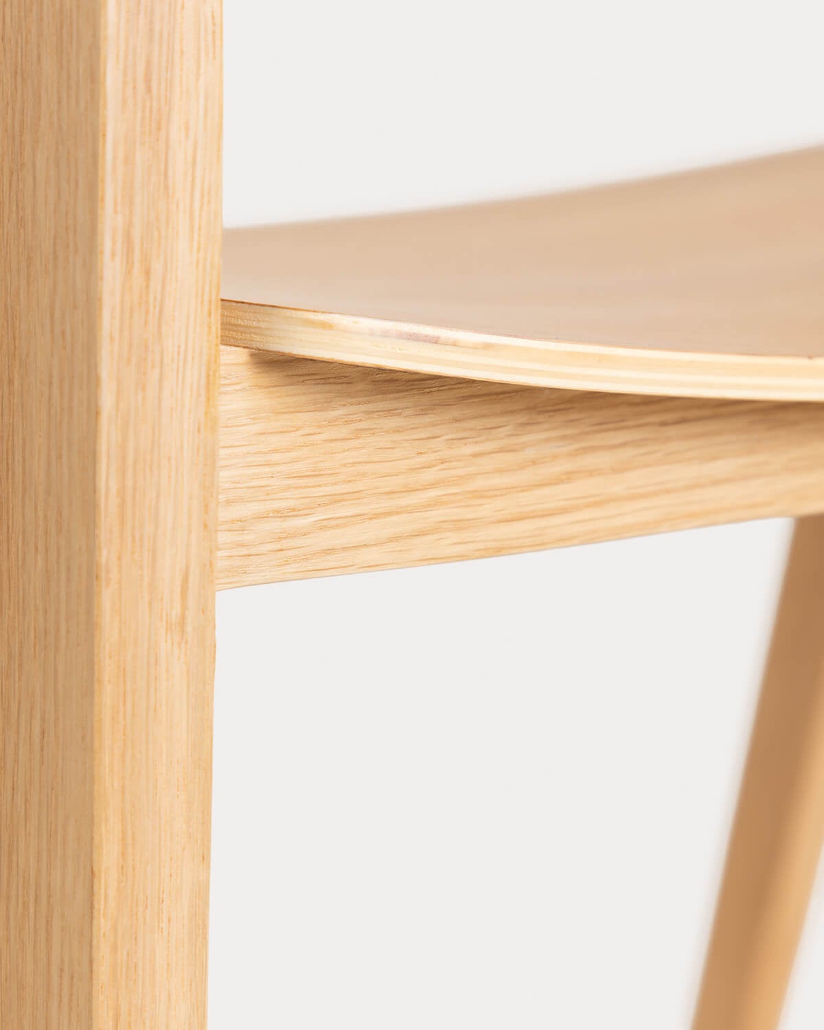 Tabouret Haut en Bois de Chêne (65 cm) Laly, image de la gelerie 7