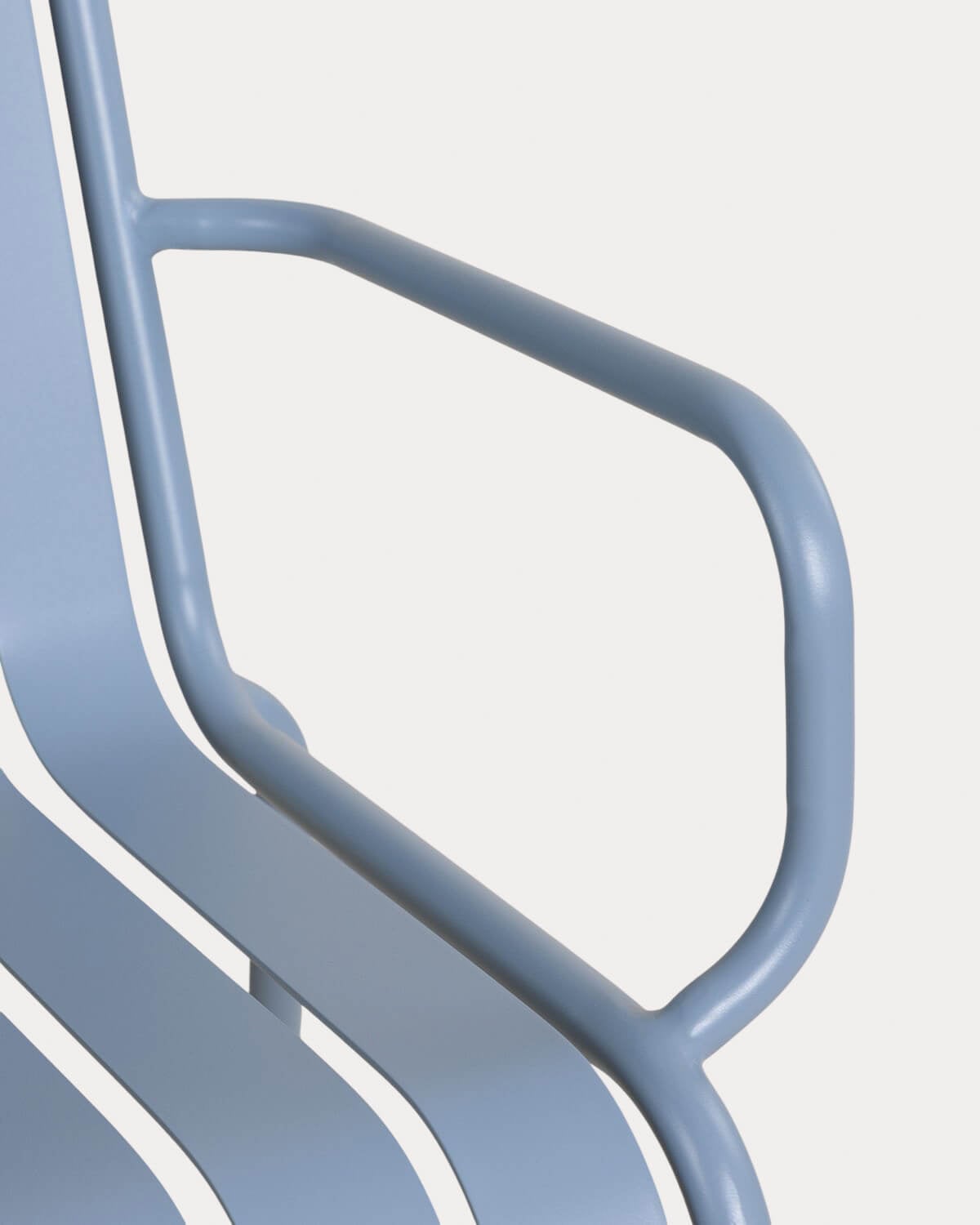 Chaise d'Extérieur avec Accoudoirs en Métal Tavo, image de la gelerie 5