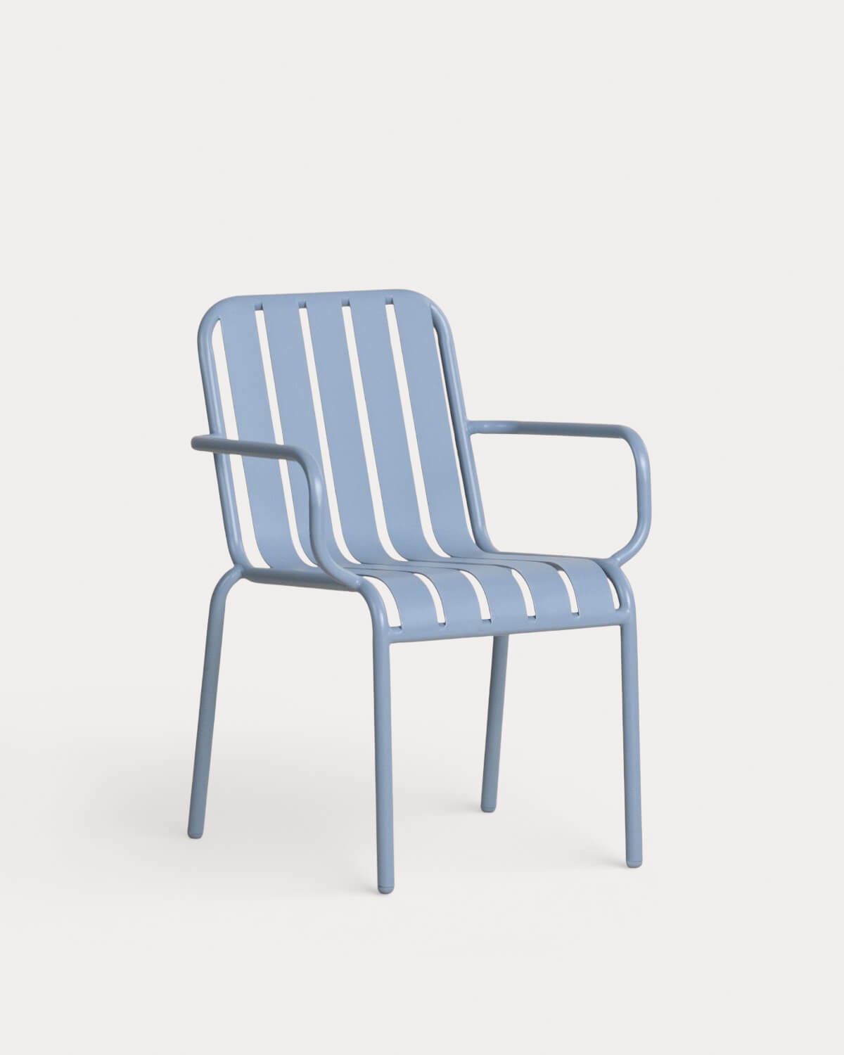 Pack 4 Chaises d'Extérieur avec Accoudoirs en Métal Tavo, image de la gelerie 1